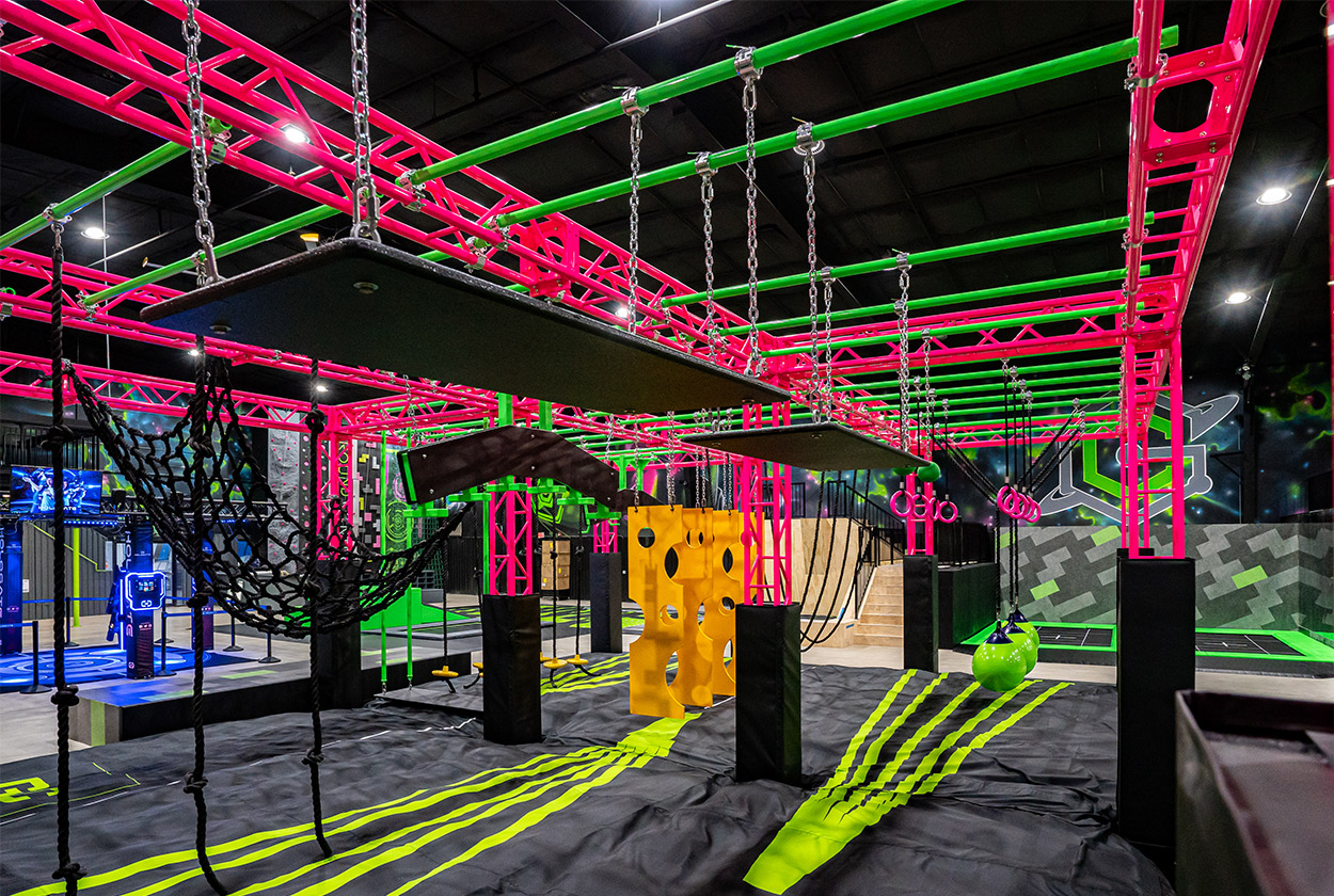 Ninja warrior trampoline outlet park