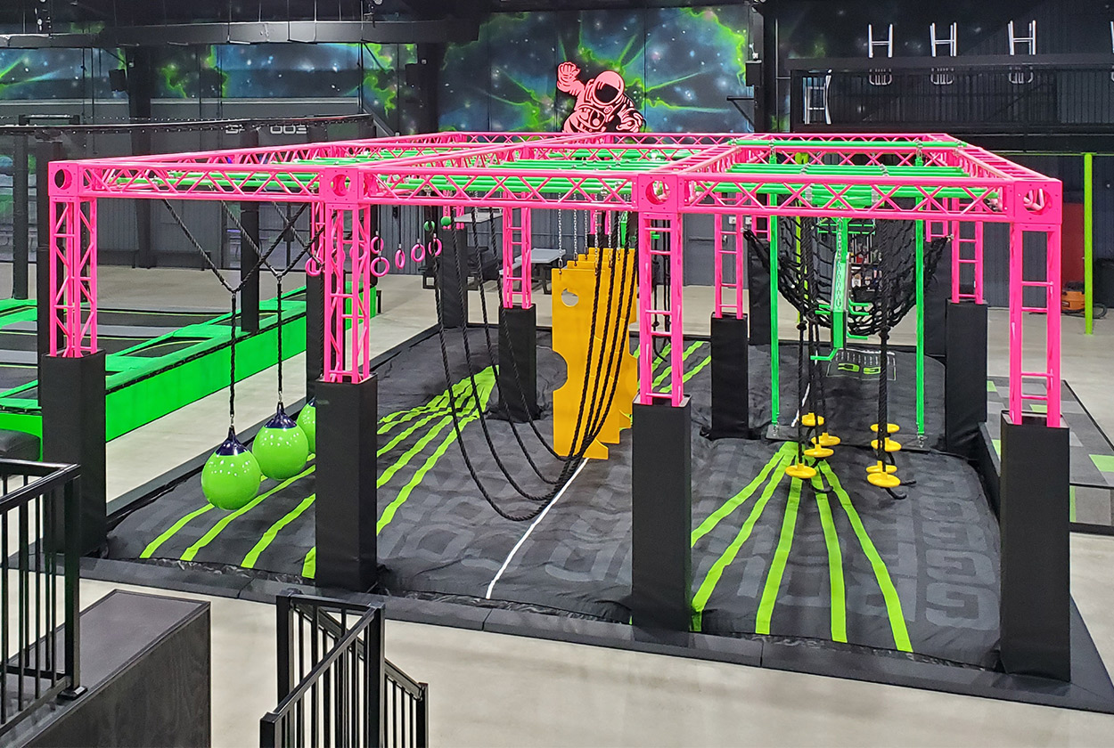 This Massive Indoor Trampoline Park Will Bring Out Your Inner Ninja Warrior  - Narcity