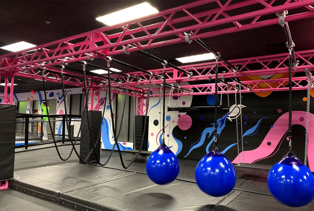 Ninja hotsell trampoline park