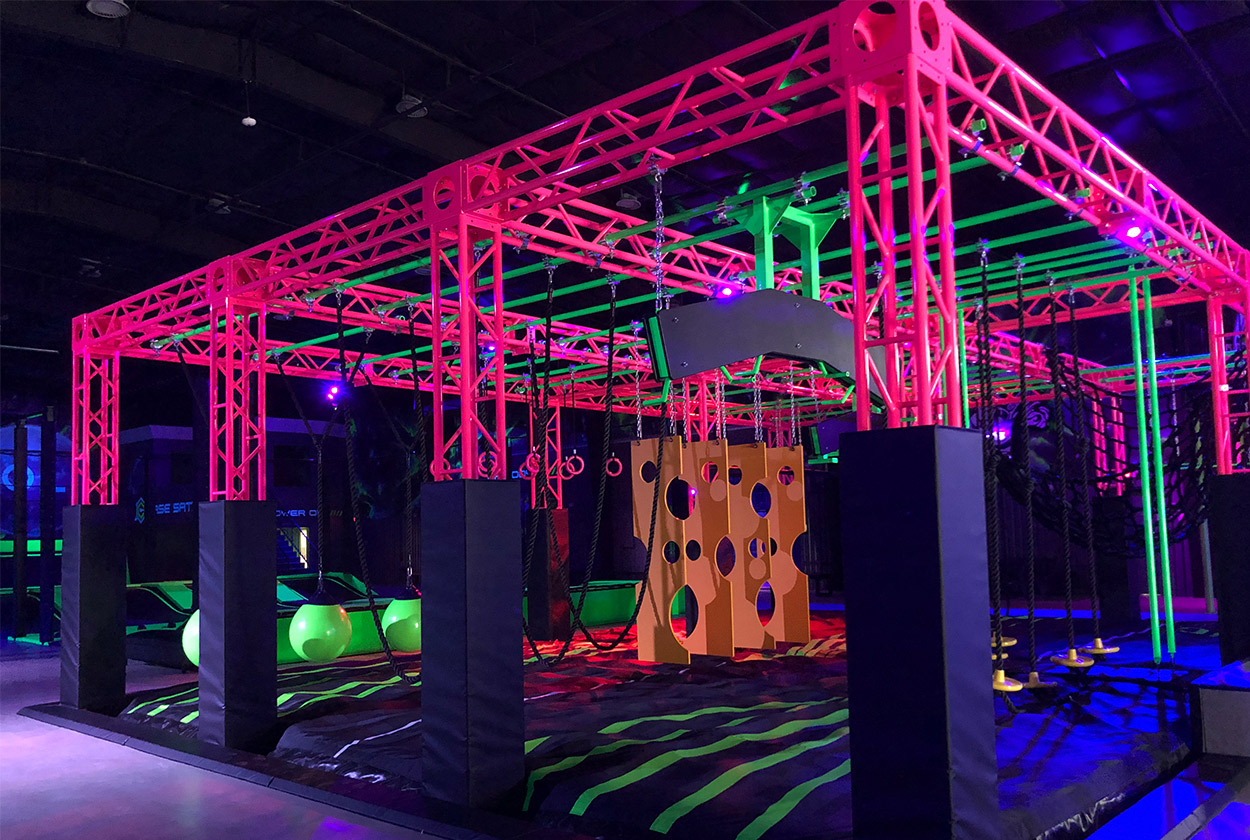 This Massive Indoor Trampoline Park Will Bring Out Your Inner Ninja Warrior  - Narcity