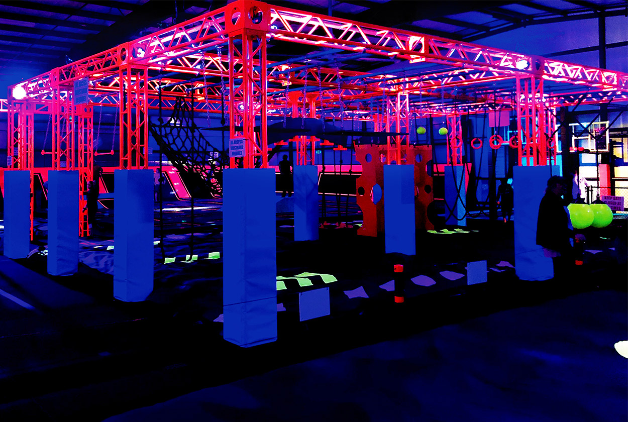 This Massive Indoor Trampoline Park Will Bring Out Your Inner Ninja Warrior  - Narcity